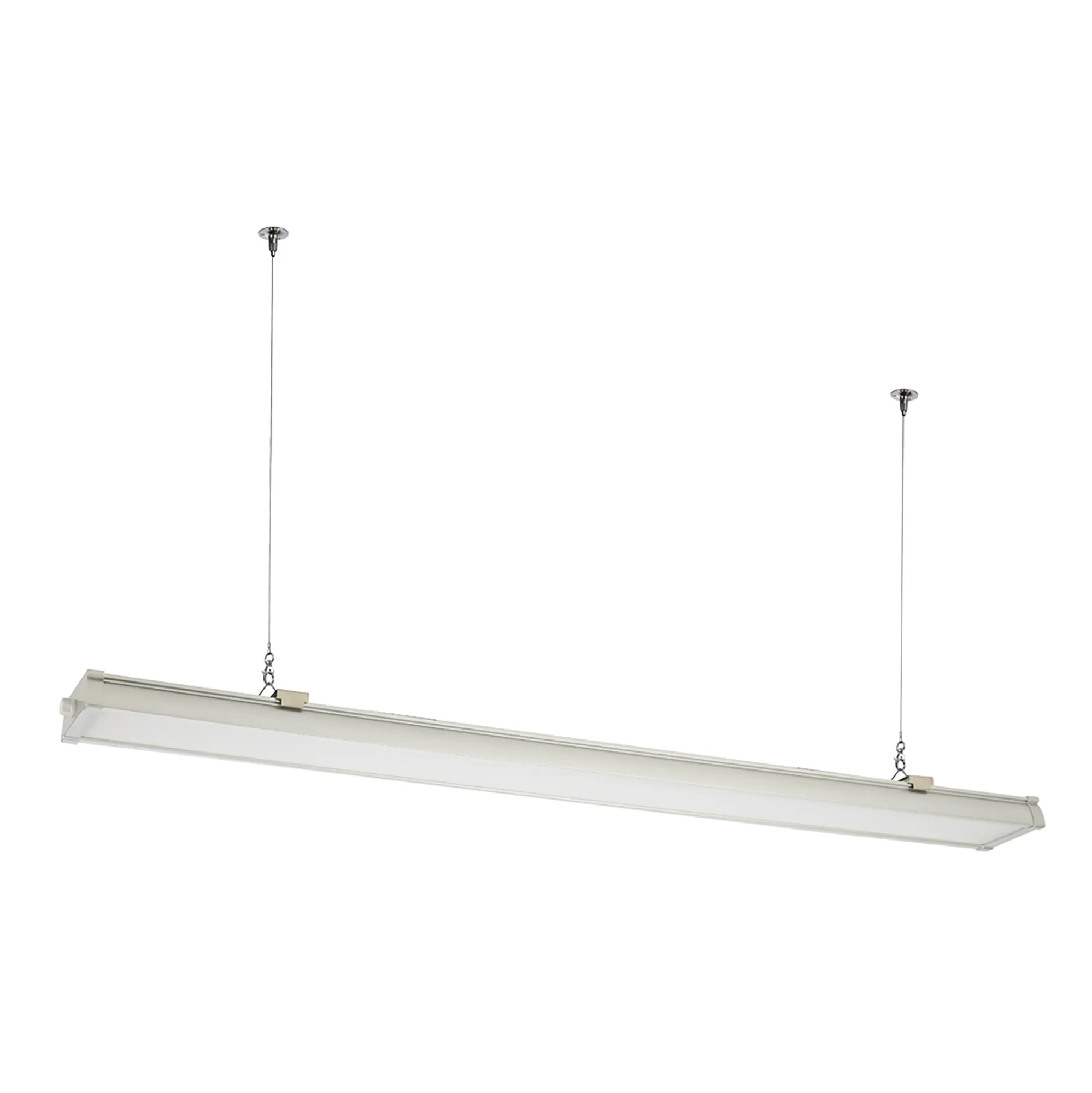 DL570005/WH  Indi P60 White 1500mm 60W Tri-Proof Surface Mounted IP65 4000K 5960lm 120° Side Entry Non Dimmable Serial Connection